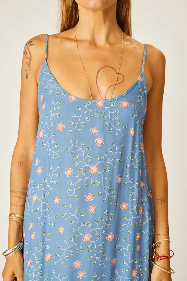 Women Natalie Martin Dresses Heather Maxi Pinwheel Denim