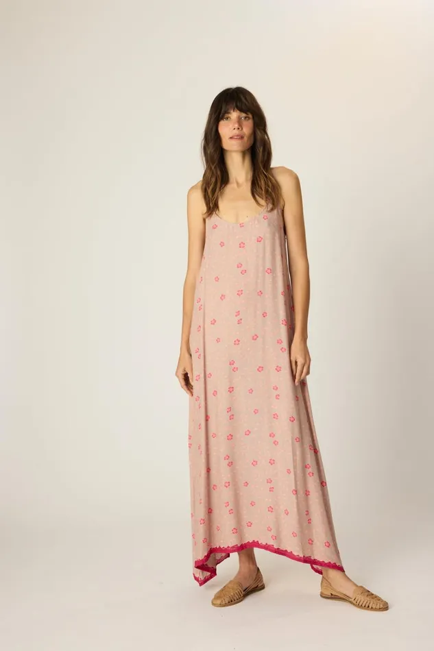 Women Natalie Martin Dresses Heather Maxi Pinwheel Mink