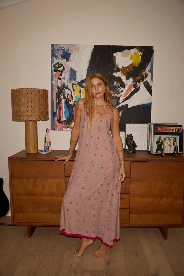 Women Natalie Martin Dresses Heather Maxi Pinwheel Mink