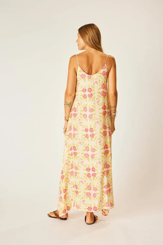 Women Natalie Martin Dresses Heather Maxi Prairie Dusty Crimson