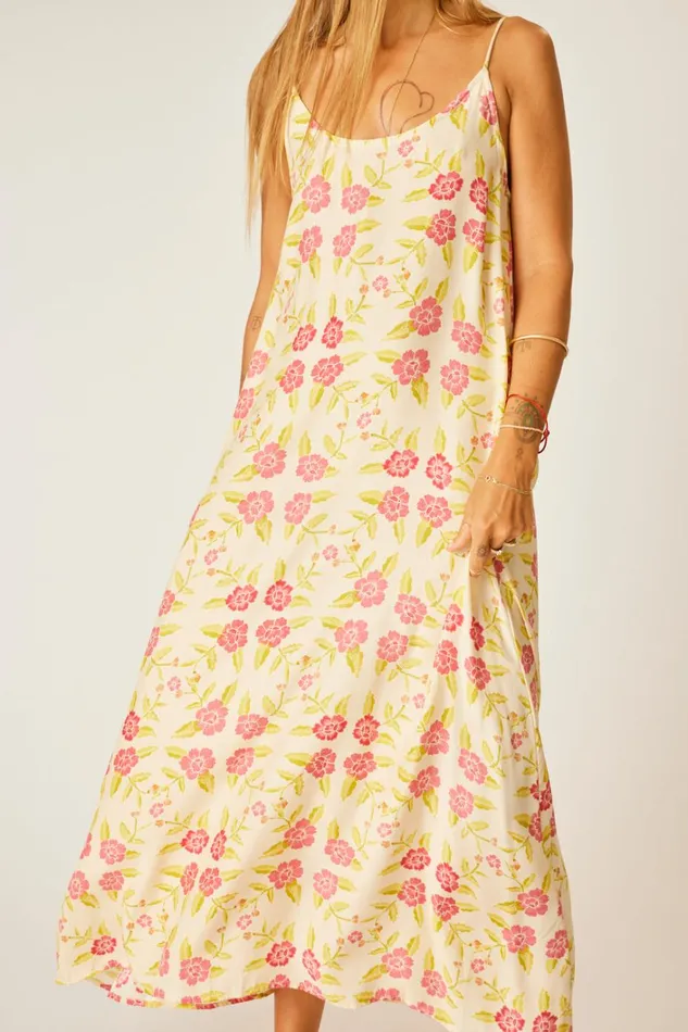 Women Natalie Martin Dresses Heather Maxi Prairie Dusty Crimson