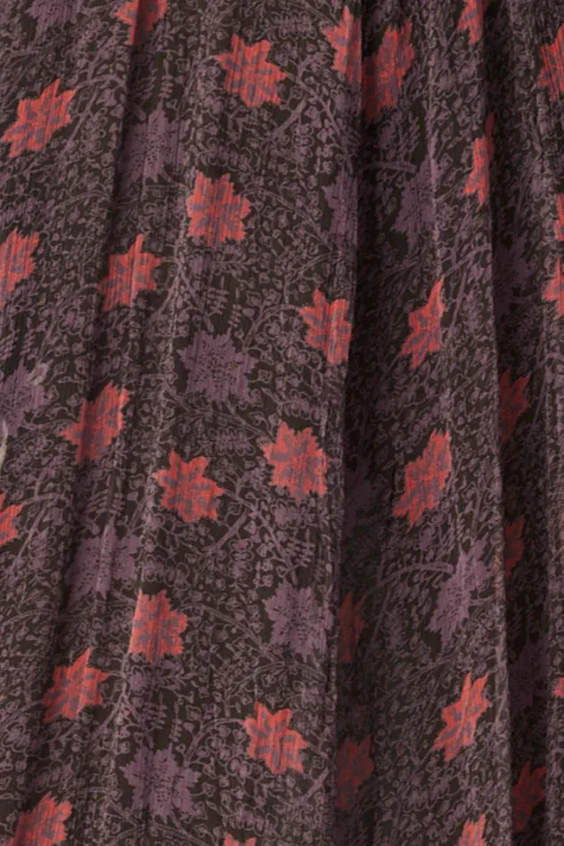 Women Natalie Martin Dresses Indiana Maxi Snowflake Aubergine