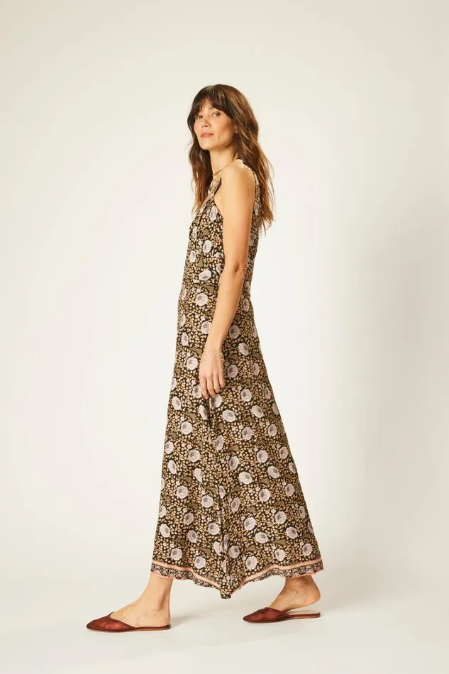 Women Natalie Martin Dresses Jackie Dress Vintage Flowers Sepia Women Natalie Martin Dresses Jackie Dress Vintage Flowers Sepia