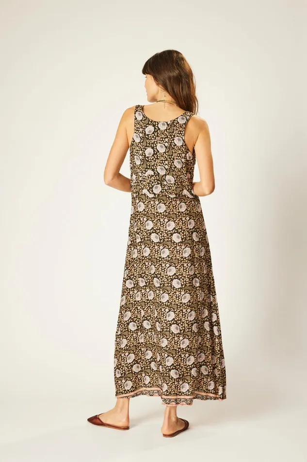 Women Natalie Martin Dresses Jackie Dress Vintage Flowers Sepia Women Natalie Martin Dresses Jackie Dress Vintage Flowers Sepia