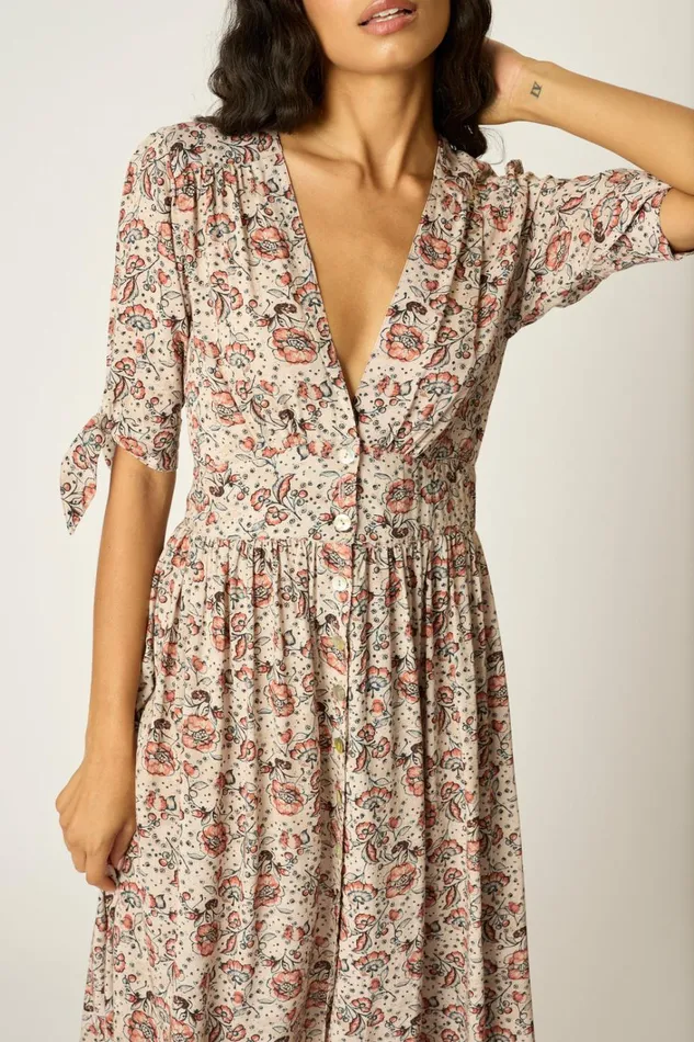 Women Natalie Martin Dresses Layla Dress Heirloom Rose