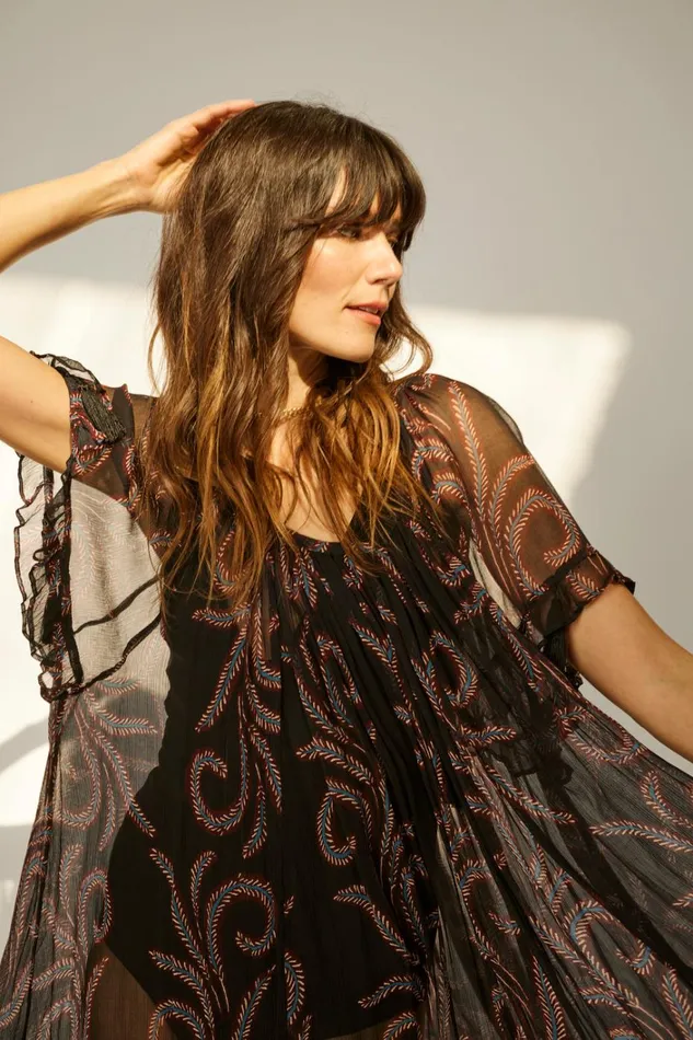 Women Natalie Martin Dresses Marina Dress Feather Chiffon