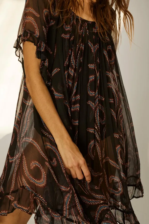 Women Natalie Martin Dresses Marina Dress Feather Chiffon