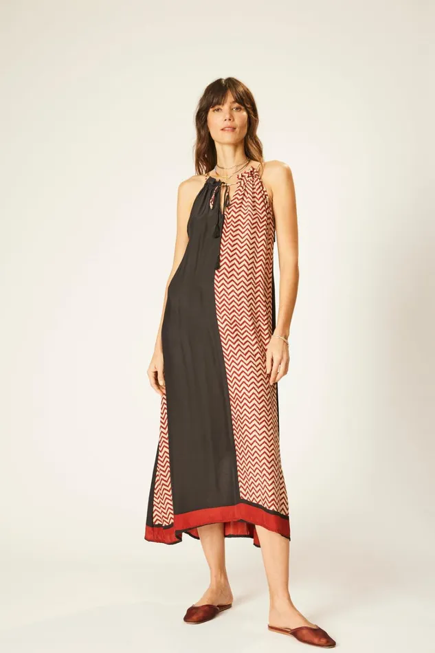 Women Natalie Martin Dresses Marlien Dress Black Silk