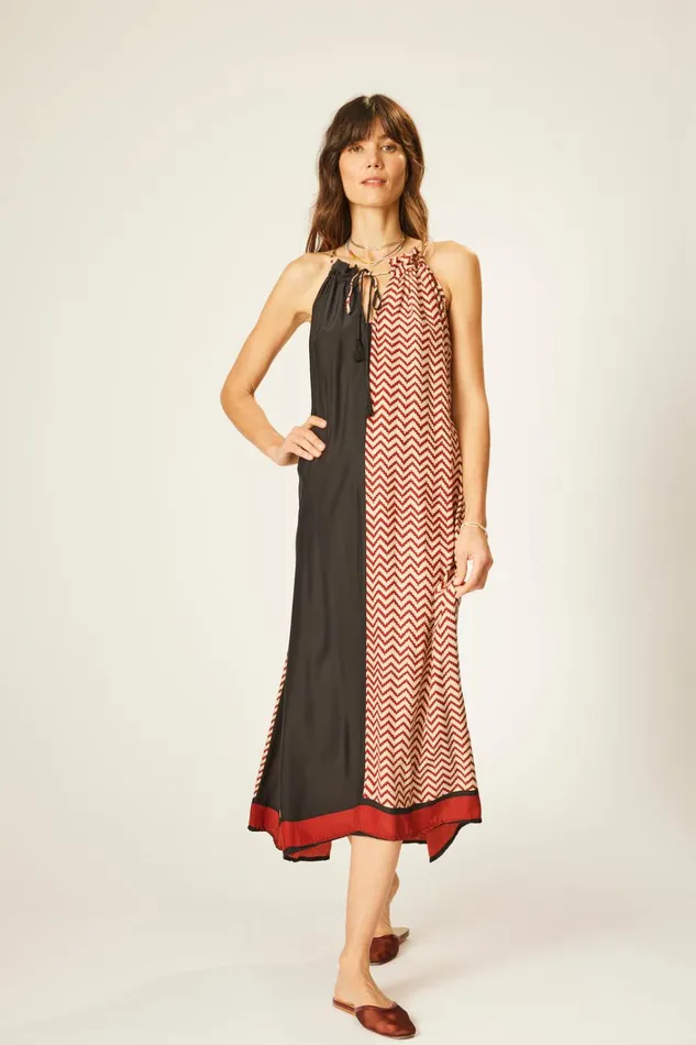 Women Natalie Martin Dresses Marlien Dress Black Silk