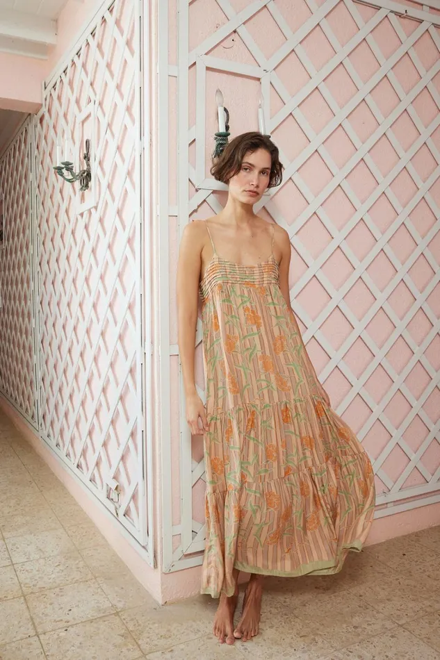 Women Natalie Martin Dresses Melanie Dress Chamomile Apricot