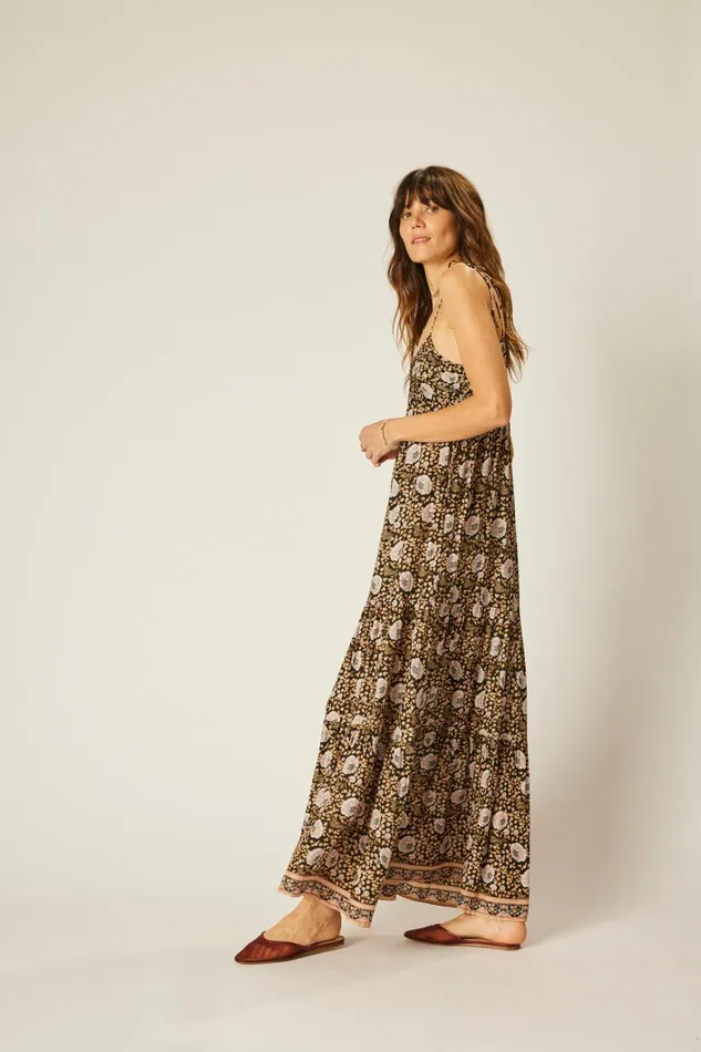Women Natalie Martin Dresses Melanie Dress Vintage Flowers Sepia