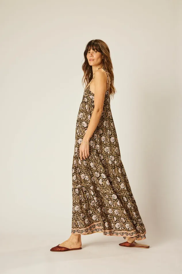 Women Natalie Martin Dresses Melanie Dress Vintage Flowers Sepia