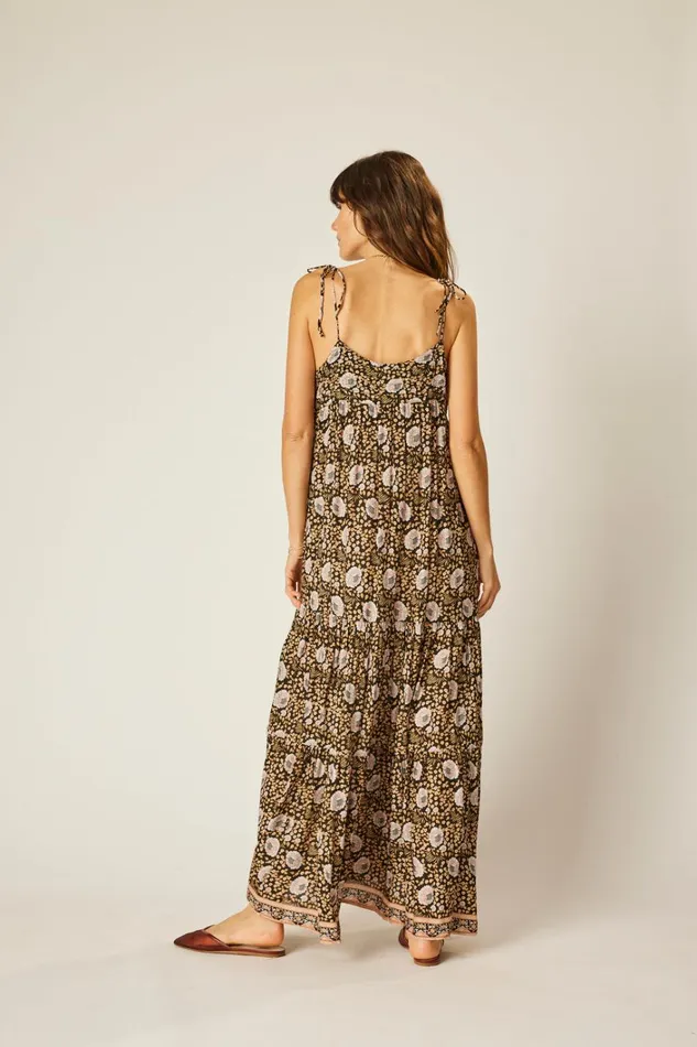 Women Natalie Martin Dresses Melanie Dress Vintage Flowers Sepia