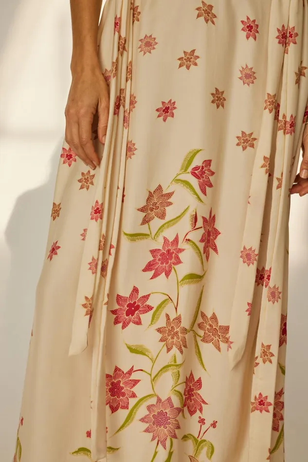 Women Natalie Martin Dresses Monica Dress Starflower Cream Women Natalie Martin Dresses Monica Dress Starflower Cream