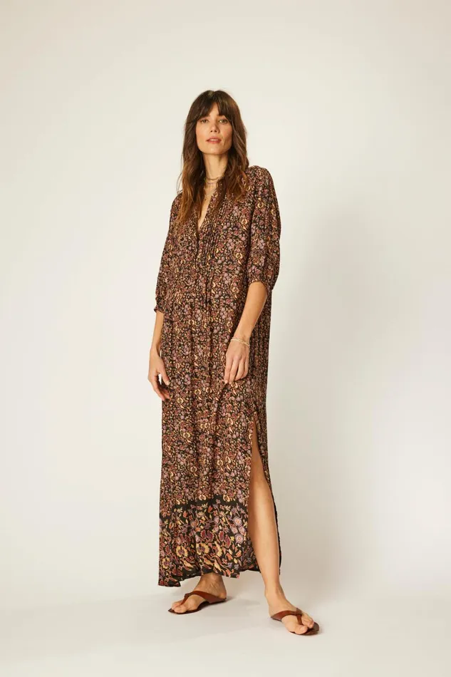Women Natalie Martin Dresses Sammie Maxi Petite Fleur Noire