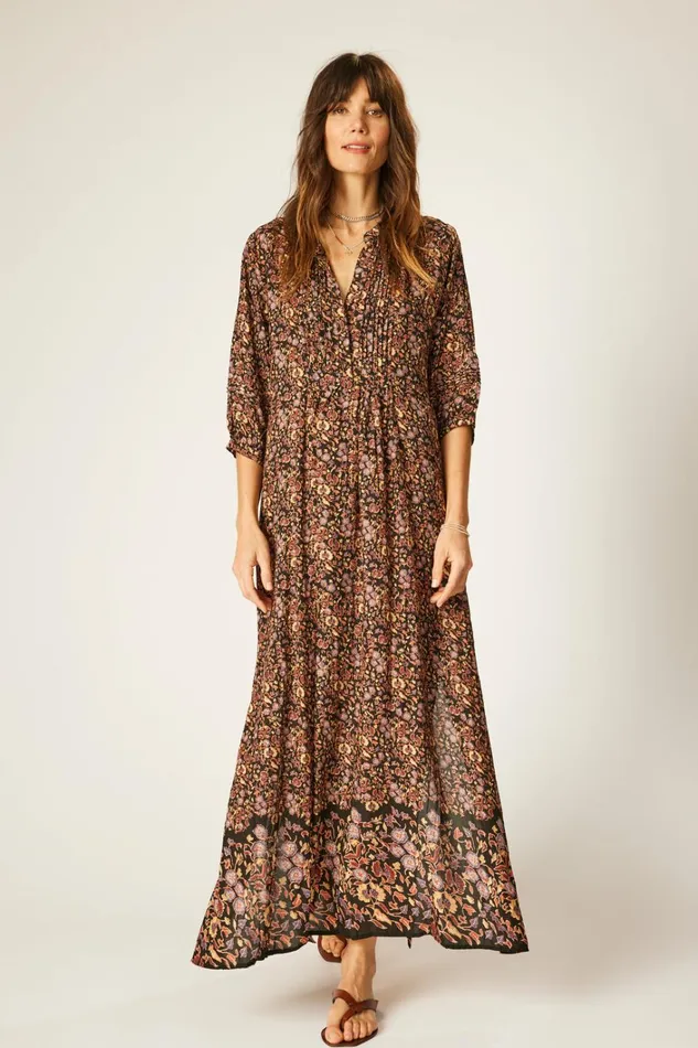 Women Natalie Martin Dresses Sammie Maxi Petite Fleur Noire