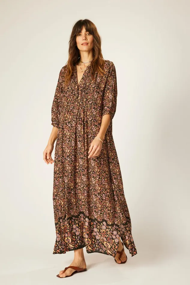 Women Natalie Martin Dresses Sammie Maxi Petite Fleur Noire