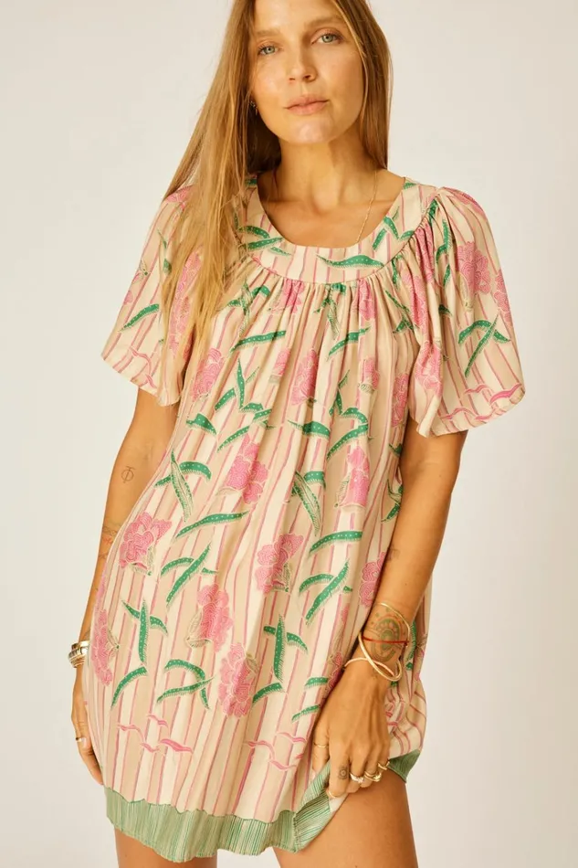 Women Natalie Martin Dresses Sienna Mini Dress Chamomile Rose Women Natalie Martin Dresses Sienna Mini Dress Chamomile Rose