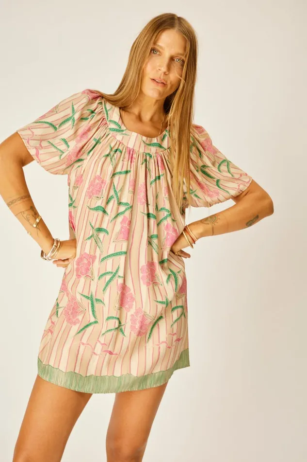 Women Natalie Martin Dresses Sienna Mini Dress Chamomile Rose Women Natalie Martin Dresses Sienna Mini Dress Chamomile Rose