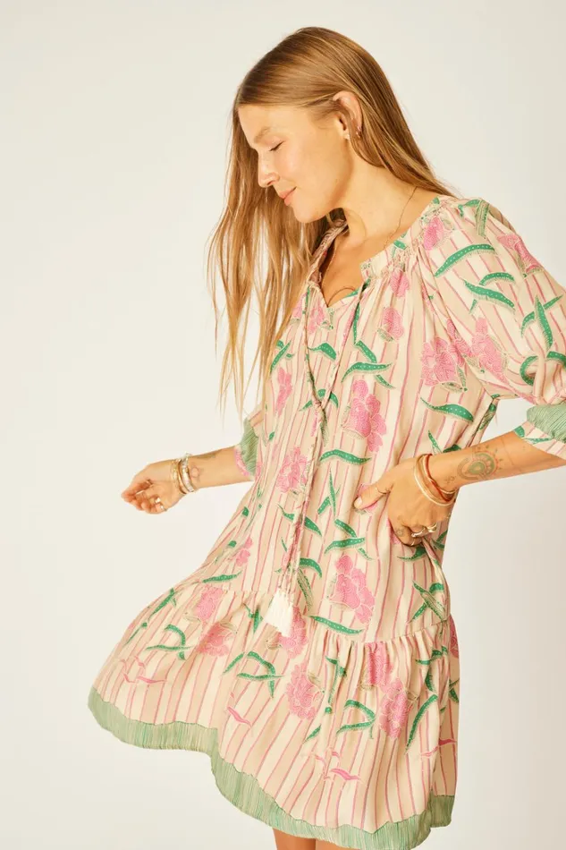 Women Natalie Martin Dresses Stevie Dress Chamomile Rose