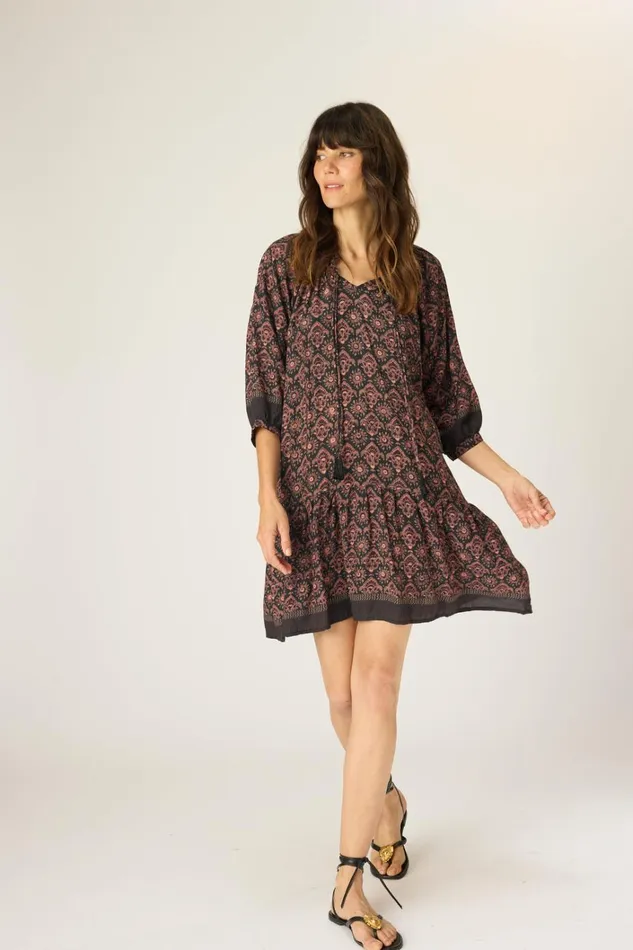 Women Natalie Martin Dresses Stevie Dress Fleurdelis Black Women Natalie Martin Dresses Stevie Dress Fleurdelis Black