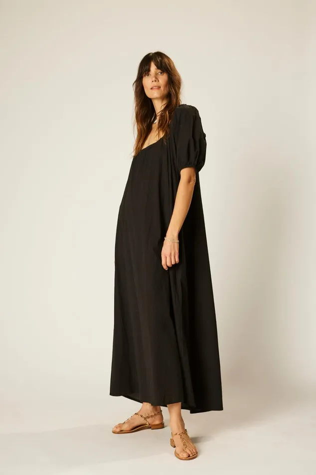 Women Natalie Martin Dresses Vivi Dress Black Silk