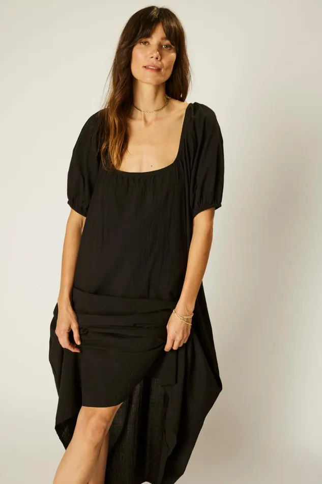 Women Natalie Martin Dresses Vivi Dress Black Silk