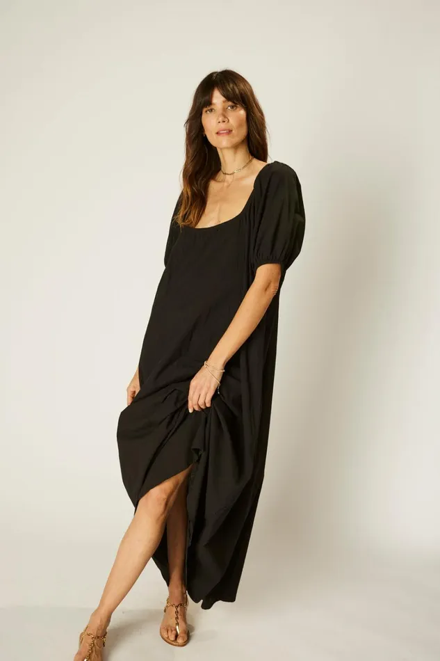 Women Natalie Martin Dresses Vivi Dress Black Silk