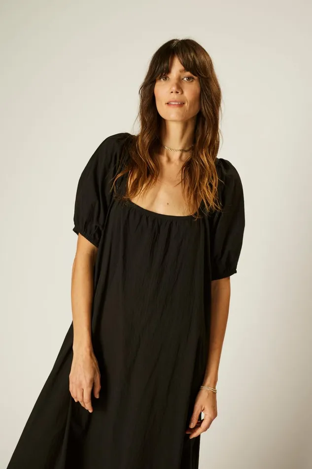 Women Natalie Martin Dresses Vivi Dress Black Silk