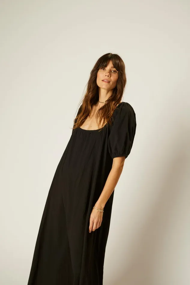 Women Natalie Martin Dresses Vivi Dress Black Silk