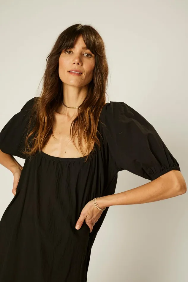 Women Natalie Martin Dresses Vivi Dress Black Silk