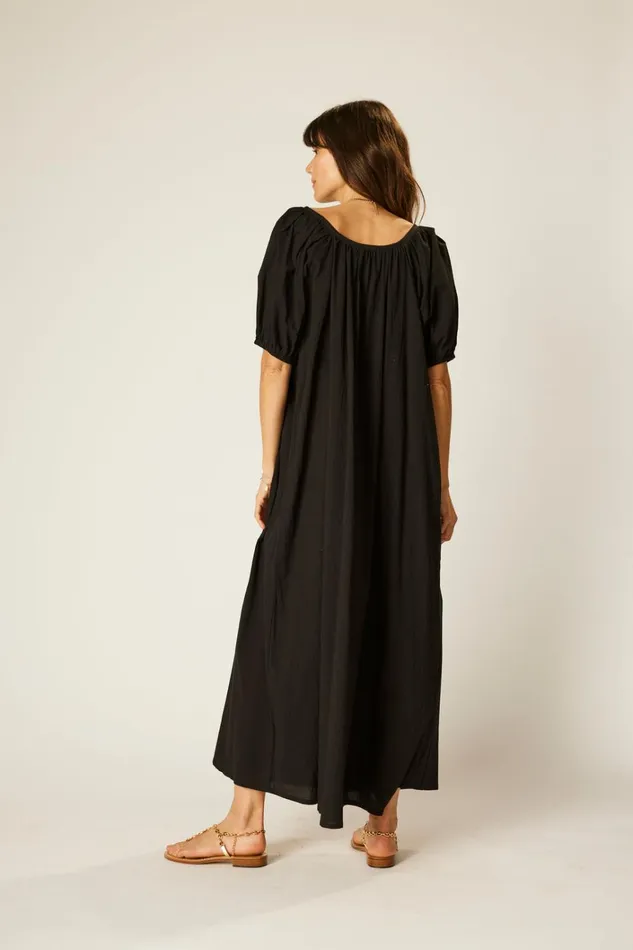 Women Natalie Martin Dresses Vivi Dress Black Silk