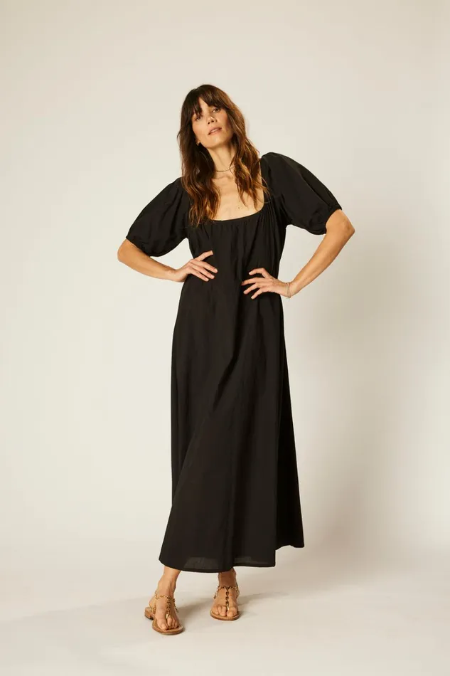 Women Natalie Martin Dresses Vivi Dress Black Silk