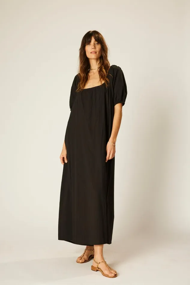 Women Natalie Martin Dresses Vivi Dress Black Silk