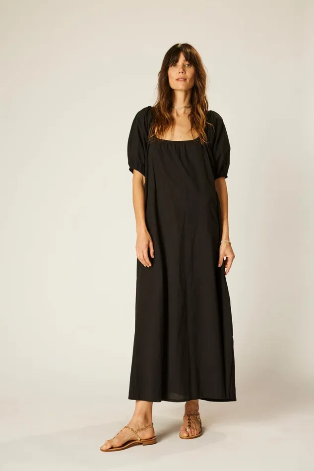 Women Natalie Martin Dresses Vivi Dress Black Silk
