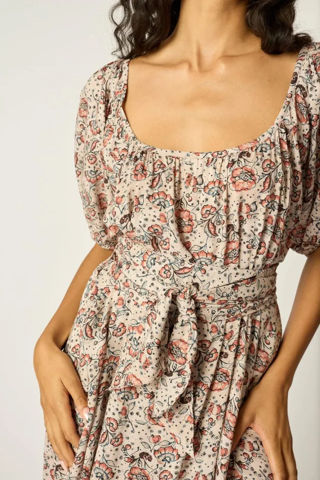 Women Natalie Martin Dresses Vivi Dress With Sash Heirloom Rose
