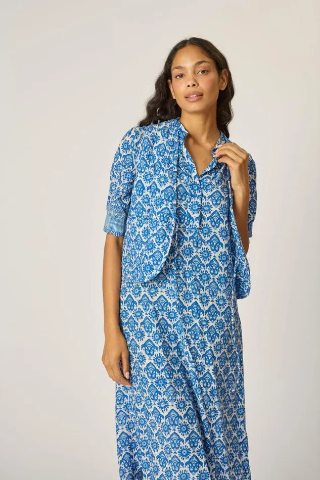 Women Natalie Martin Jackets and Vests Felicity Vest Fleurdelis Blue