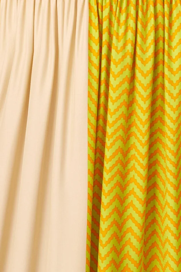 Women Natalie Martin Tops Ariana Tank Block Zigzag Tangerine