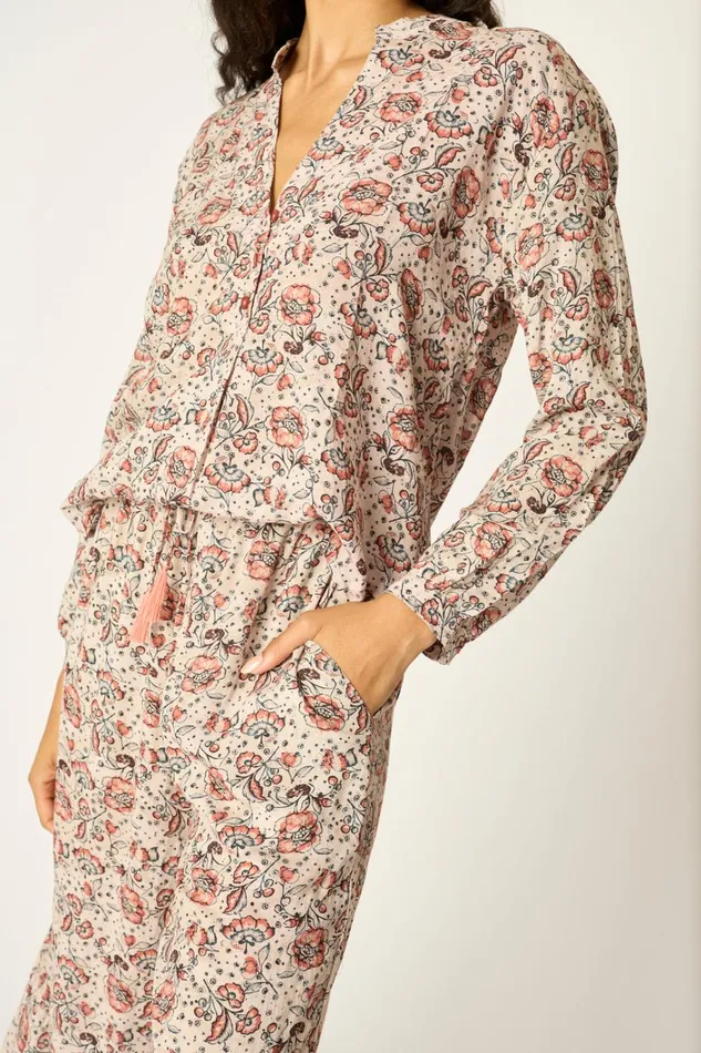 Women Natalie Martin Tops Leslie Shirt Heirloom Rose