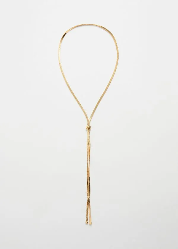 Women Necklaces and Other Stories Lariat Chain Necklace Gold