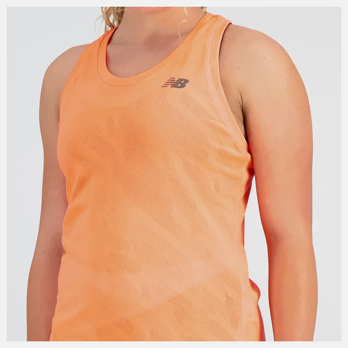 Women New Balance Q Speed Jacquard Tank NEON DRAGONFLY Shirts Women New Balance Q Speed Jacquard Tank NEON DRAGONFLY Shirts