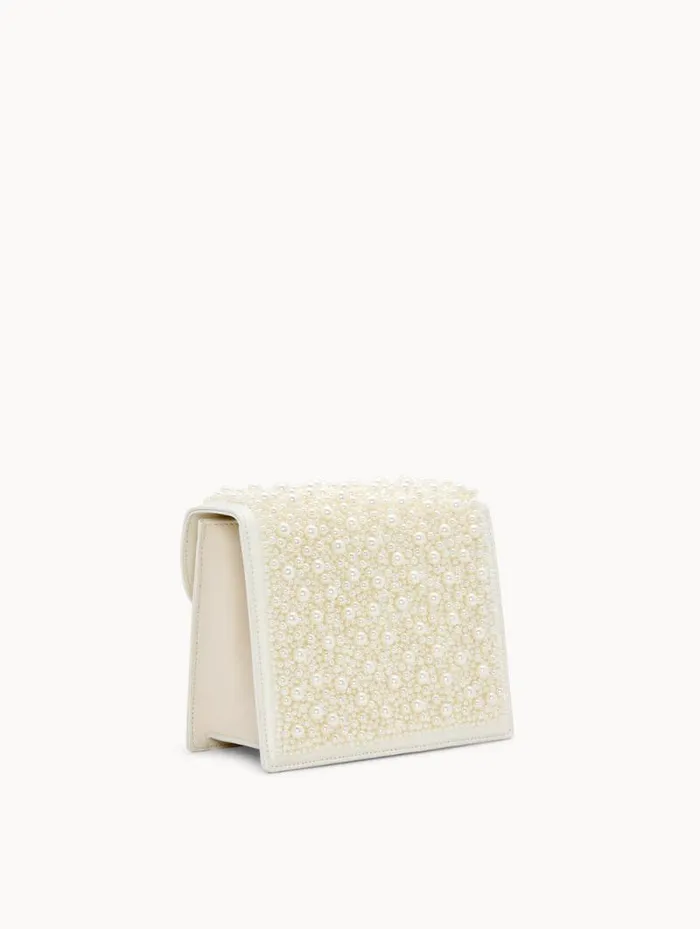 Women Oscar De La Renta Handbags Pearl Embroidered Mini TRO Bag Pearl Women Oscar De La Renta Handbags Pearl Embroidered Mini TRO Bag Pearl