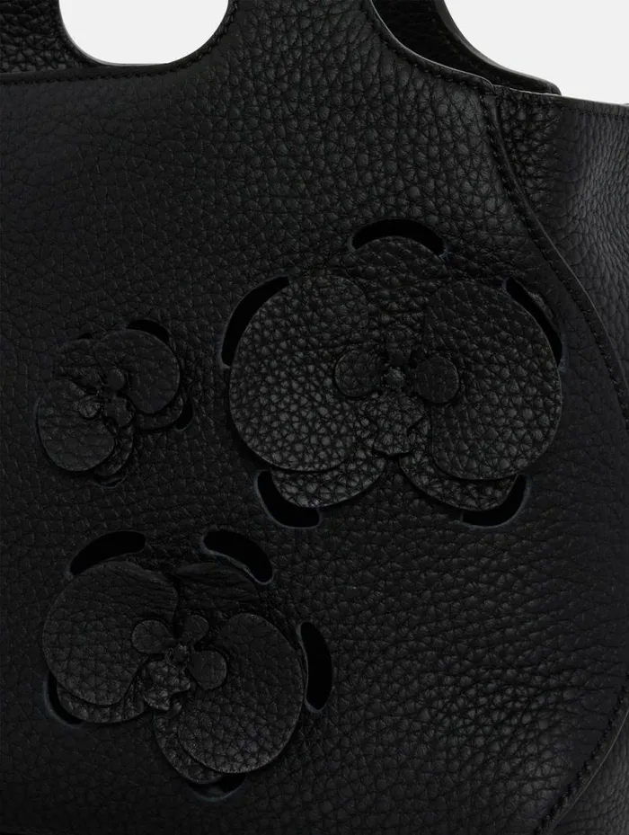 Women Oscar De La Renta Handbags The LaserCut Orchid Mini Topaz Black Women Oscar De La Renta Handbags The LaserCut Orchid Mini Topaz Black