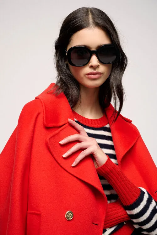 Women Outerwear Luisa Spagnoli Valchiria Valchiria Red Women Outerwear Luisa Spagnoli Valchiria Valchiria Red