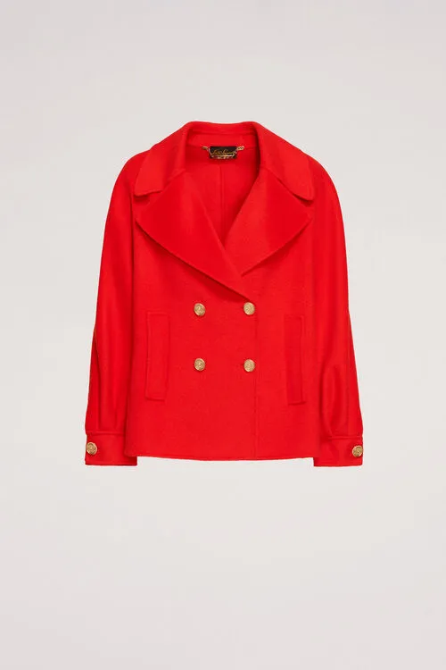 Women Outerwear Luisa Spagnoli Valchiria Valchiria Red Women Outerwear Luisa Spagnoli Valchiria Valchiria Red