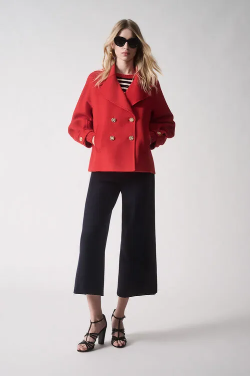 Women Outerwear Luisa Spagnoli Valchiria Valchiria Red Women Outerwear Luisa Spagnoli Valchiria Valchiria Red