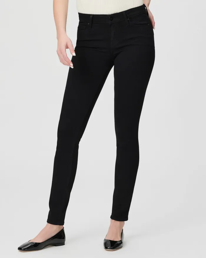 Women PAIGE Leggy Ultra Skinny Jean 8211 Black Shadow Skinny