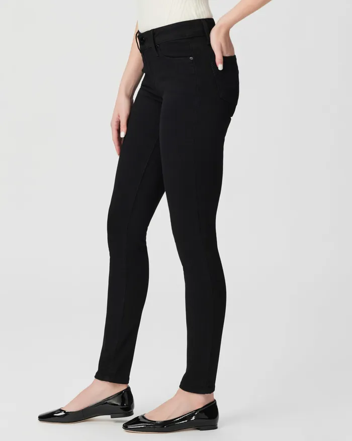 Women PAIGE Leggy Ultra Skinny Jean 8211 Black Shadow Skinny