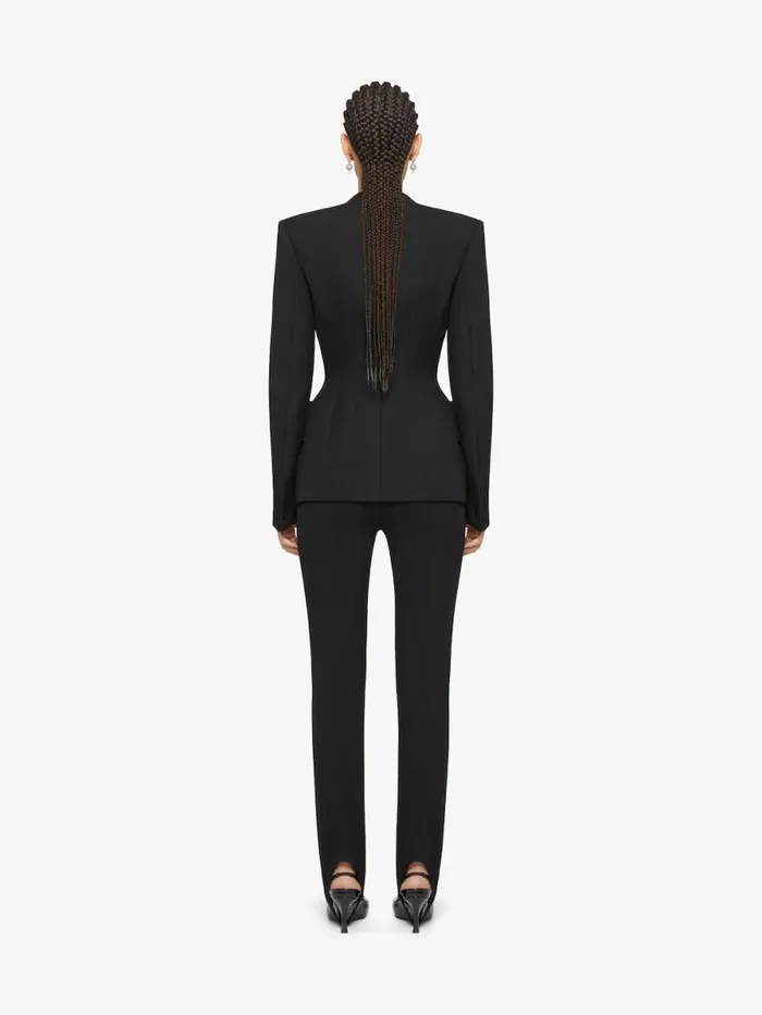 Women Pants and Shorts Givenchy Stirrup Pants In Twill Black