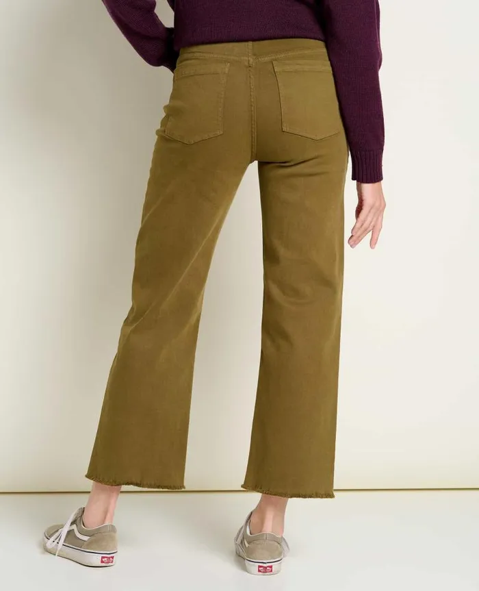 Women Pants Toad and Co Balsam Seeded Cutoff Pant Fir